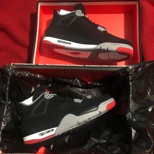 JORDAN BRED 4s SIZE 11.5 *BRAND NEW*